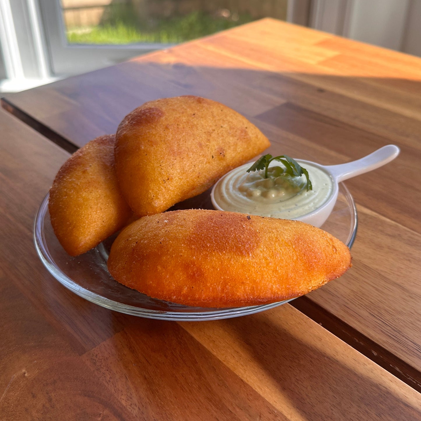 Fried Yellow Corn Empanadas (GF)